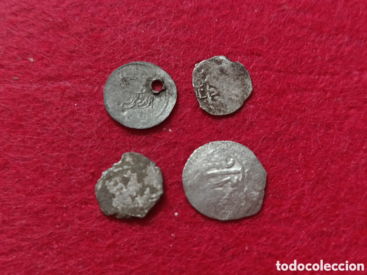 Monedas antiguas de Asia: Lote 4 monedas de Plata. A identificar - Foto 2