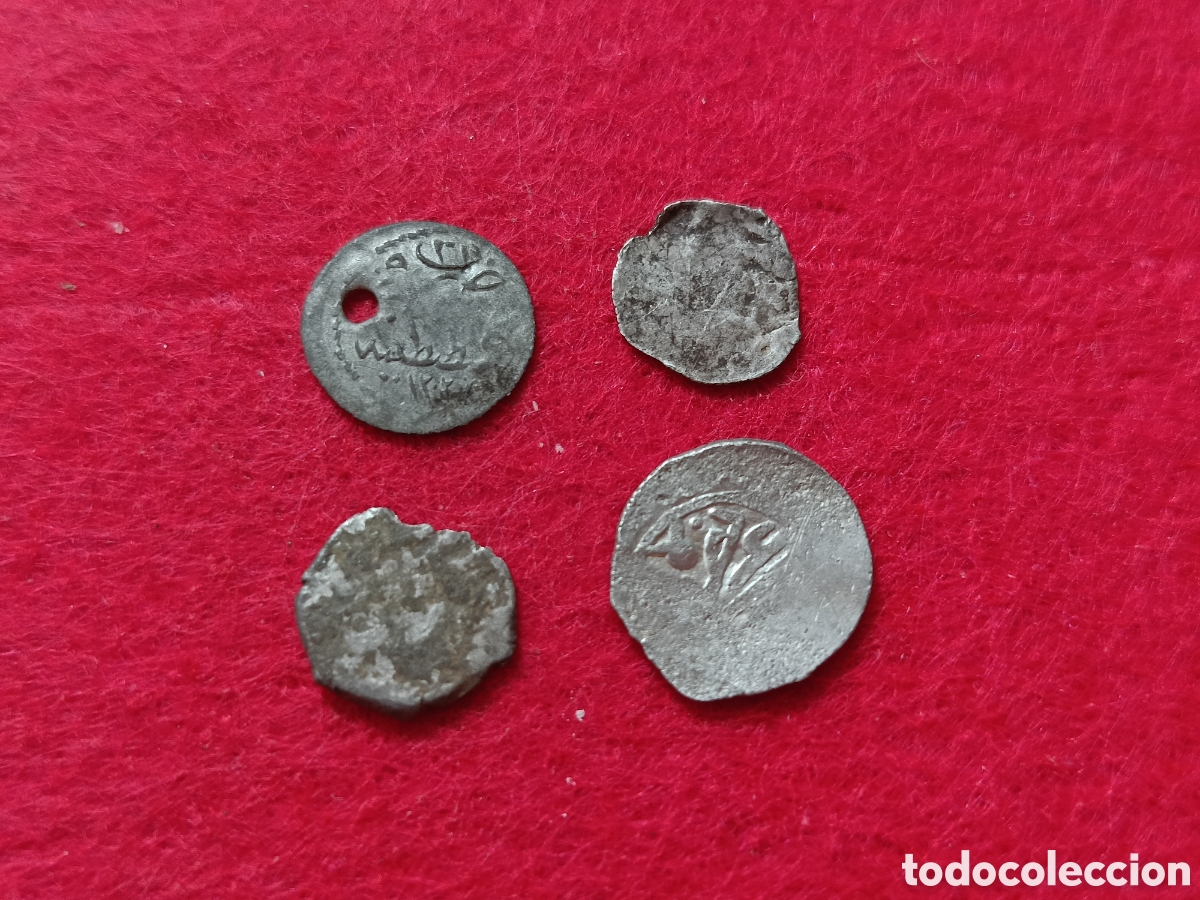 Monedas antiguas de Asia: Lote 4 monedas de Plata. A identificar - Foto 1