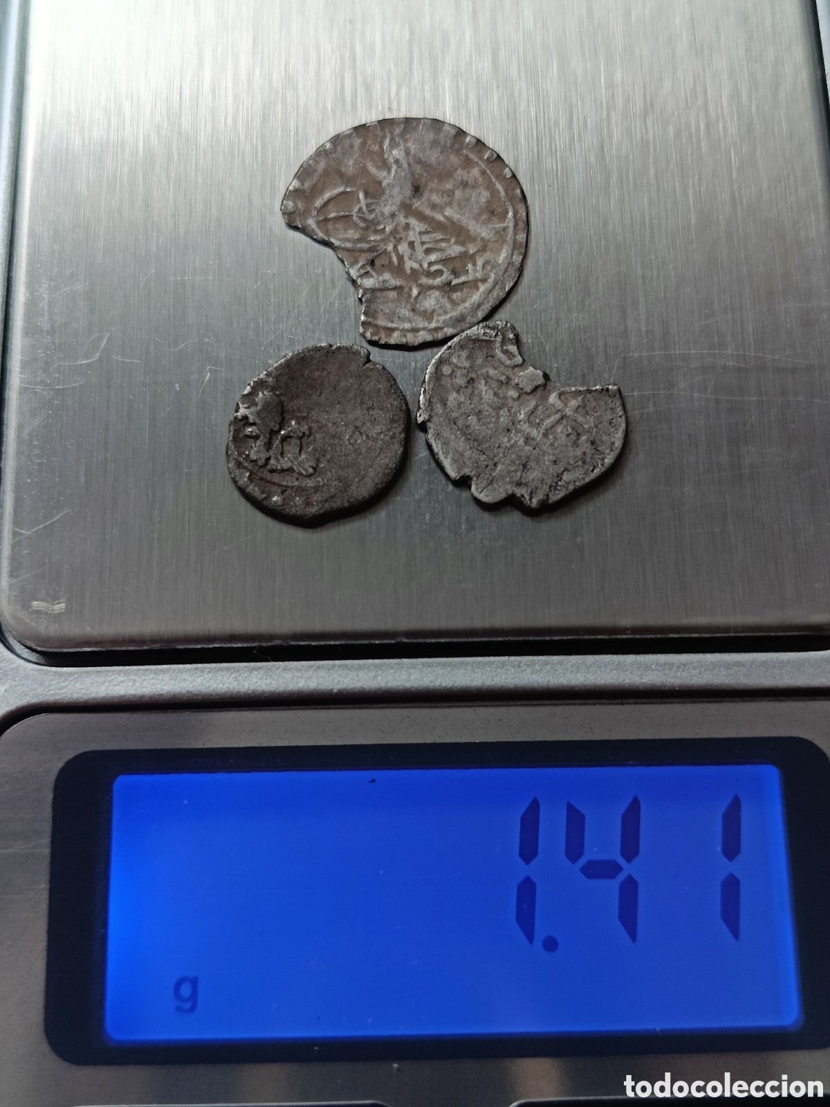 Monedas antiguas de Asia: Lote 3 monedas de Plata. A identificar - Foto 3