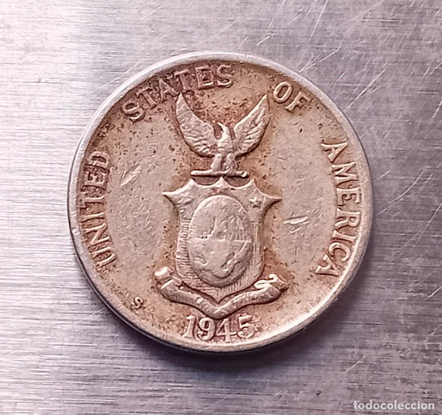 Monedas antiguas de Asia: 5 CENTAVOS 1945 FILIPINAS - Foto 2