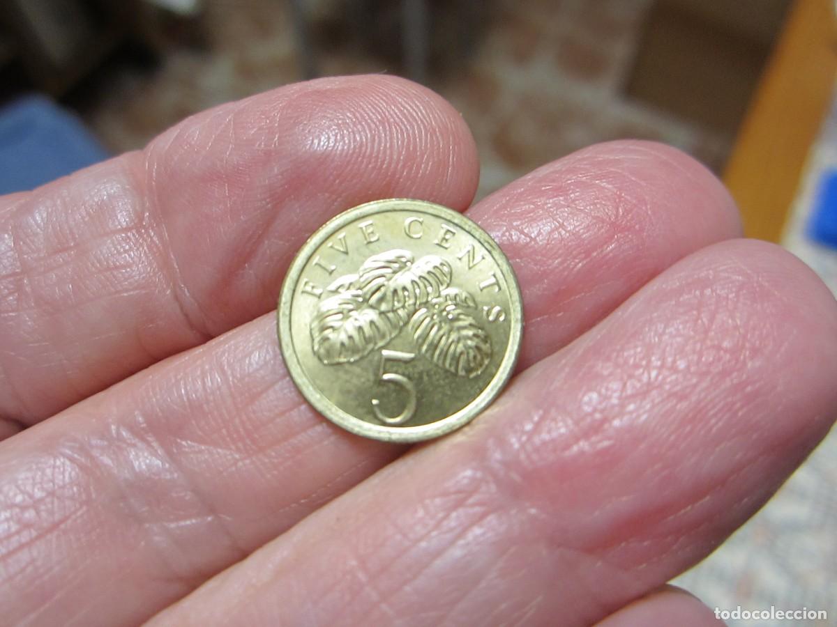 Monedas antiguas de Asia: MONEDA DE SINGAPUR DE 5 CENTAVOS DE 1990 SC - Foto 2