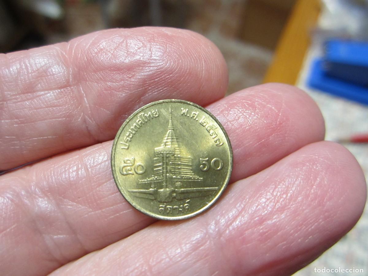 Monedas antiguas de Asia: MONEDA DE TAILANDIA DE 50 SATANG SC - Foto 2