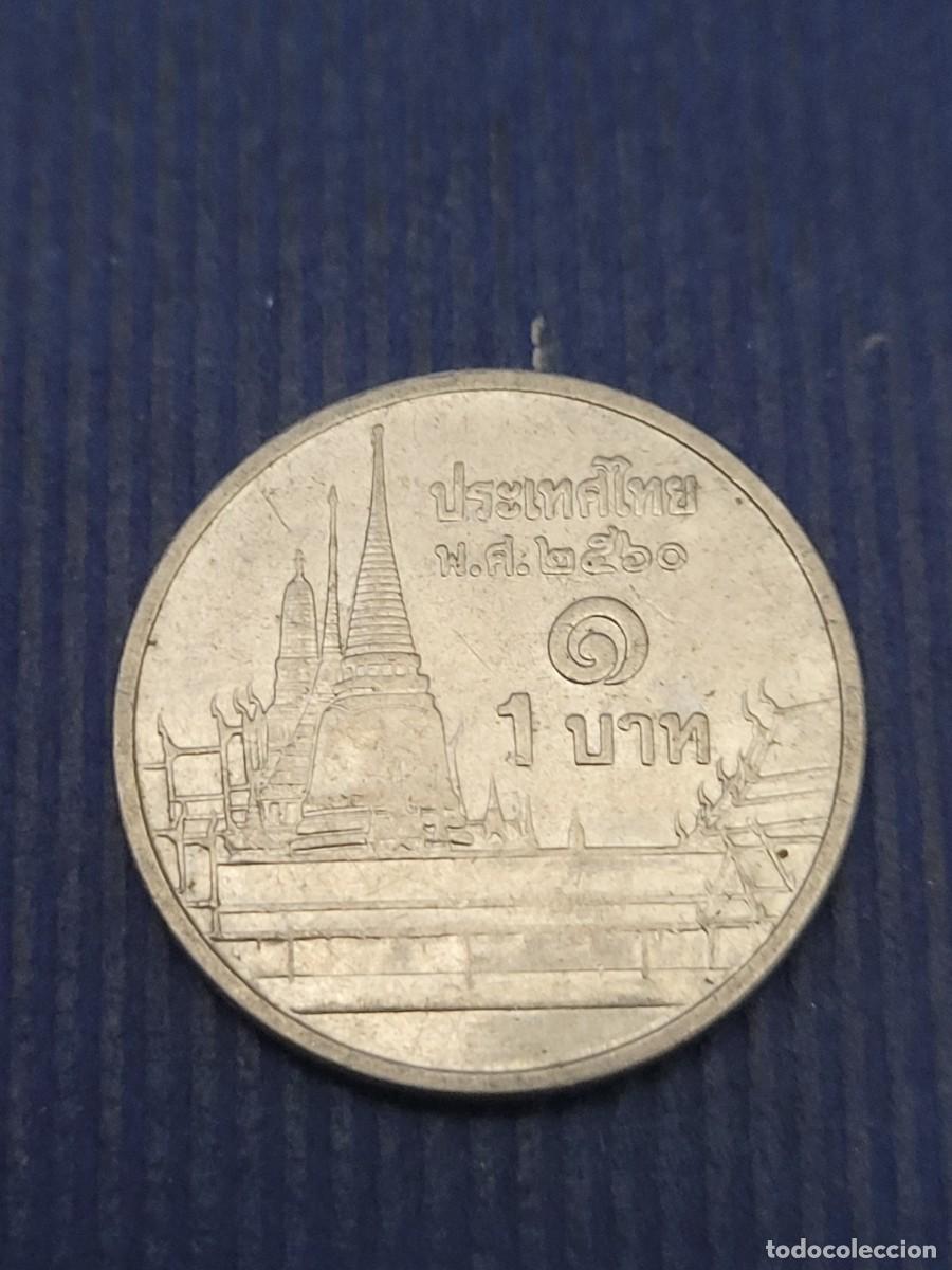 Monedas antiguas de Asia: Moneda 1 baht 2017 Tailandia - Foto 2