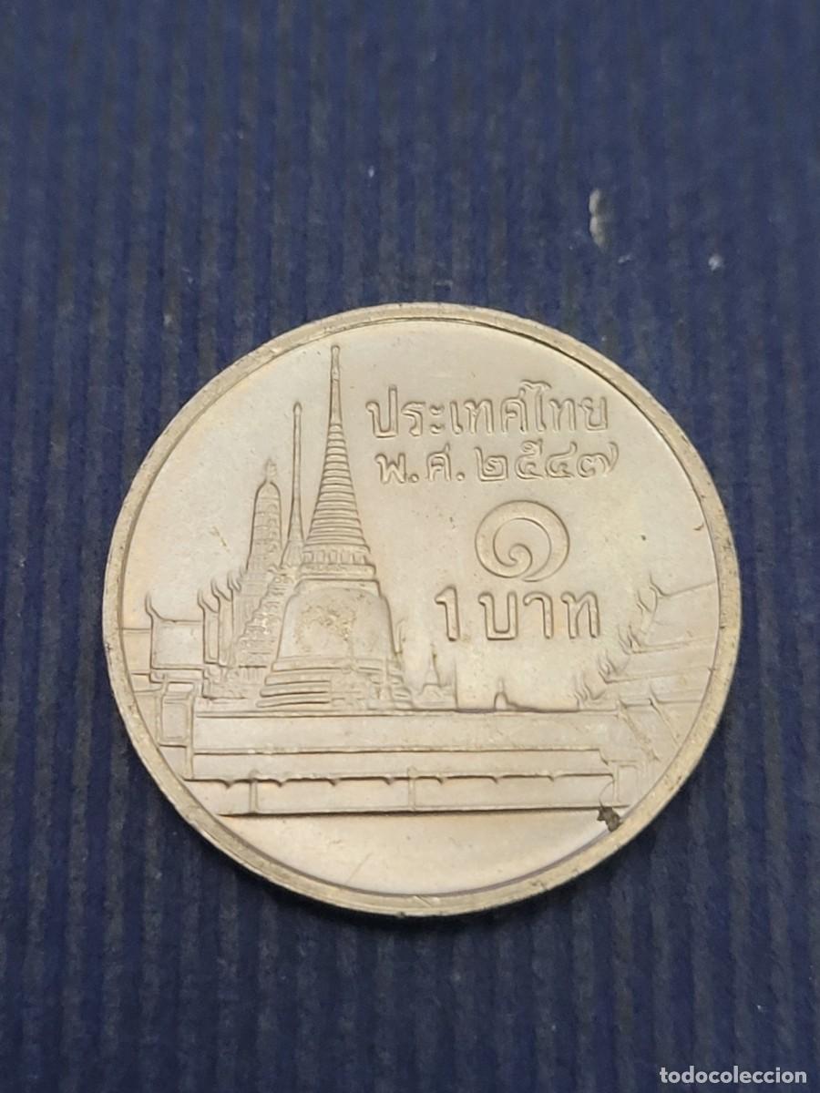 Monedas antiguas de Asia: Moneda 1 baht 2004 Tailandia - Foto 2