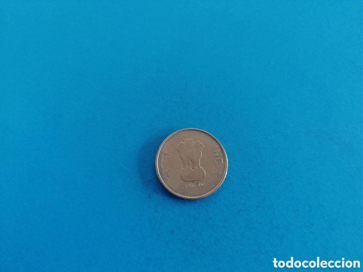 Monedas antiguas de Asia: 5 rupias de India 2016 - Foto 2