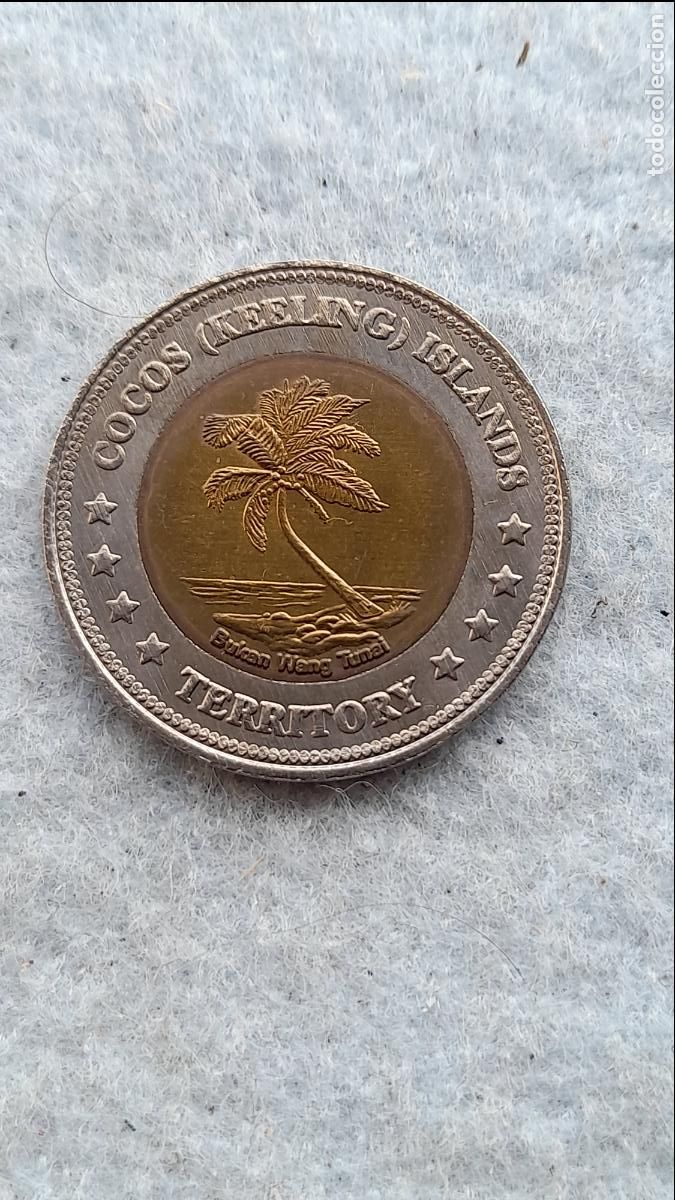 Monedas antiguas de Asia: Islas Cocos. 5 D&oacute;lares. A&ntilde;o 2004. Sin circular. - Foto 2