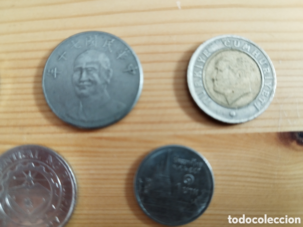 Monedas antiguas de Asia: Lote de 5 monedas de Asia - Foto 3