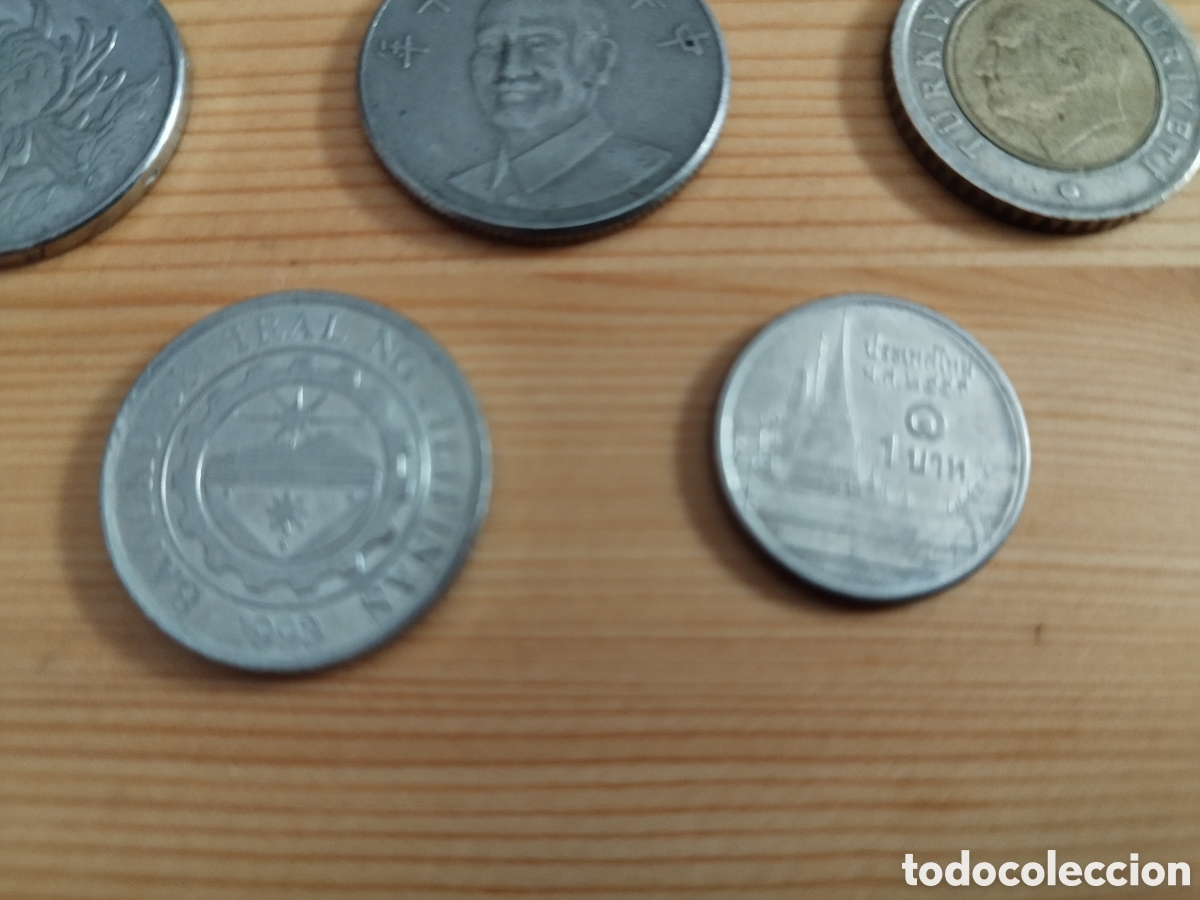 Monedas antiguas de Asia: Lote de 5 monedas de Asia - Foto 4