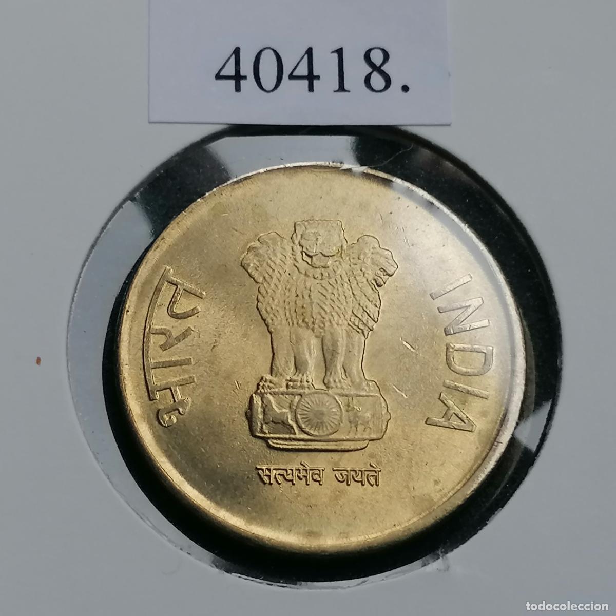 Monedas antiguas de Asia: India 5 rupias 2011 B - Foto 2