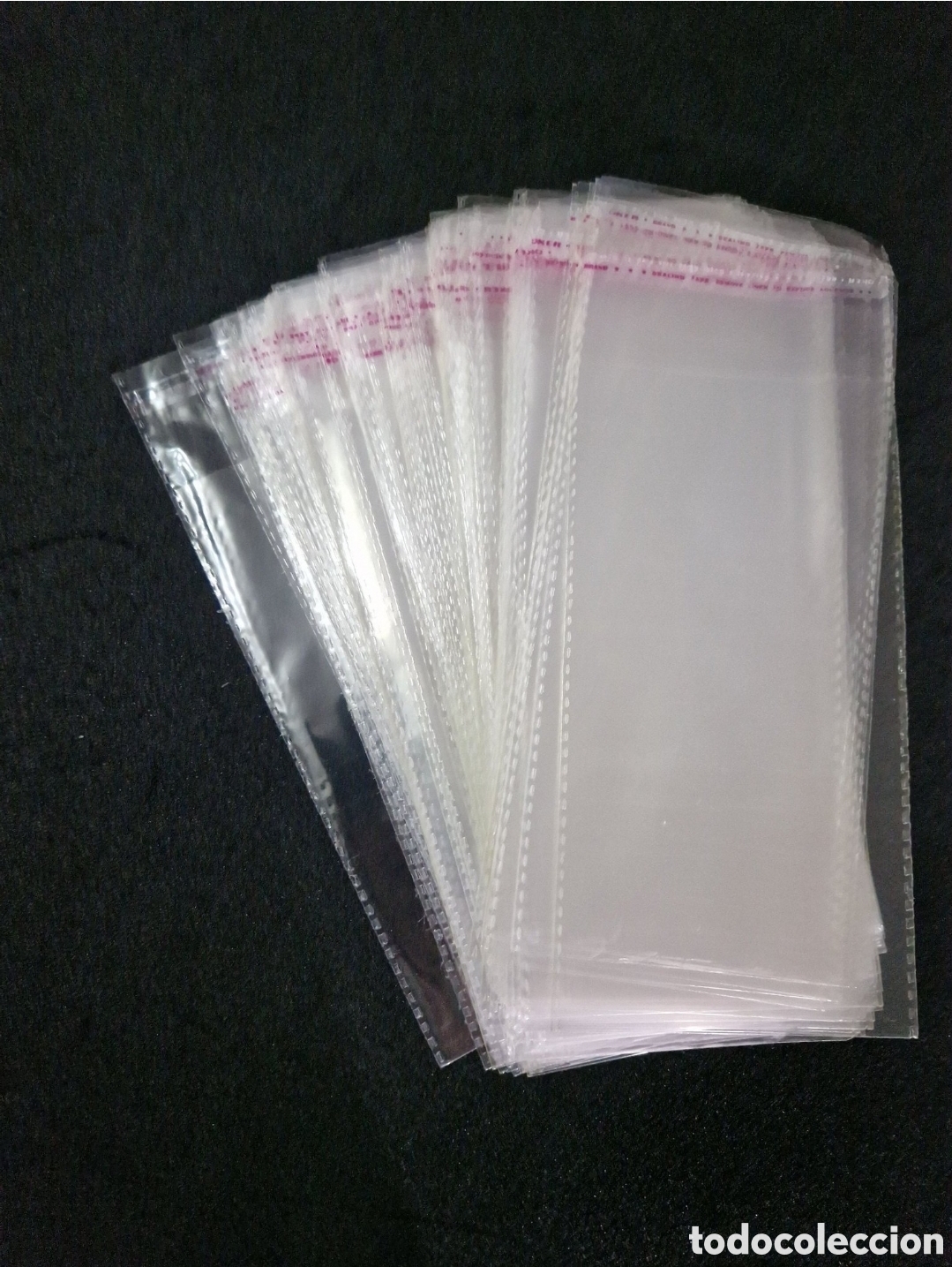 Monedas antiguas de Asia: 100Pcs plastic cover for banknotes and bundle - Foto 1