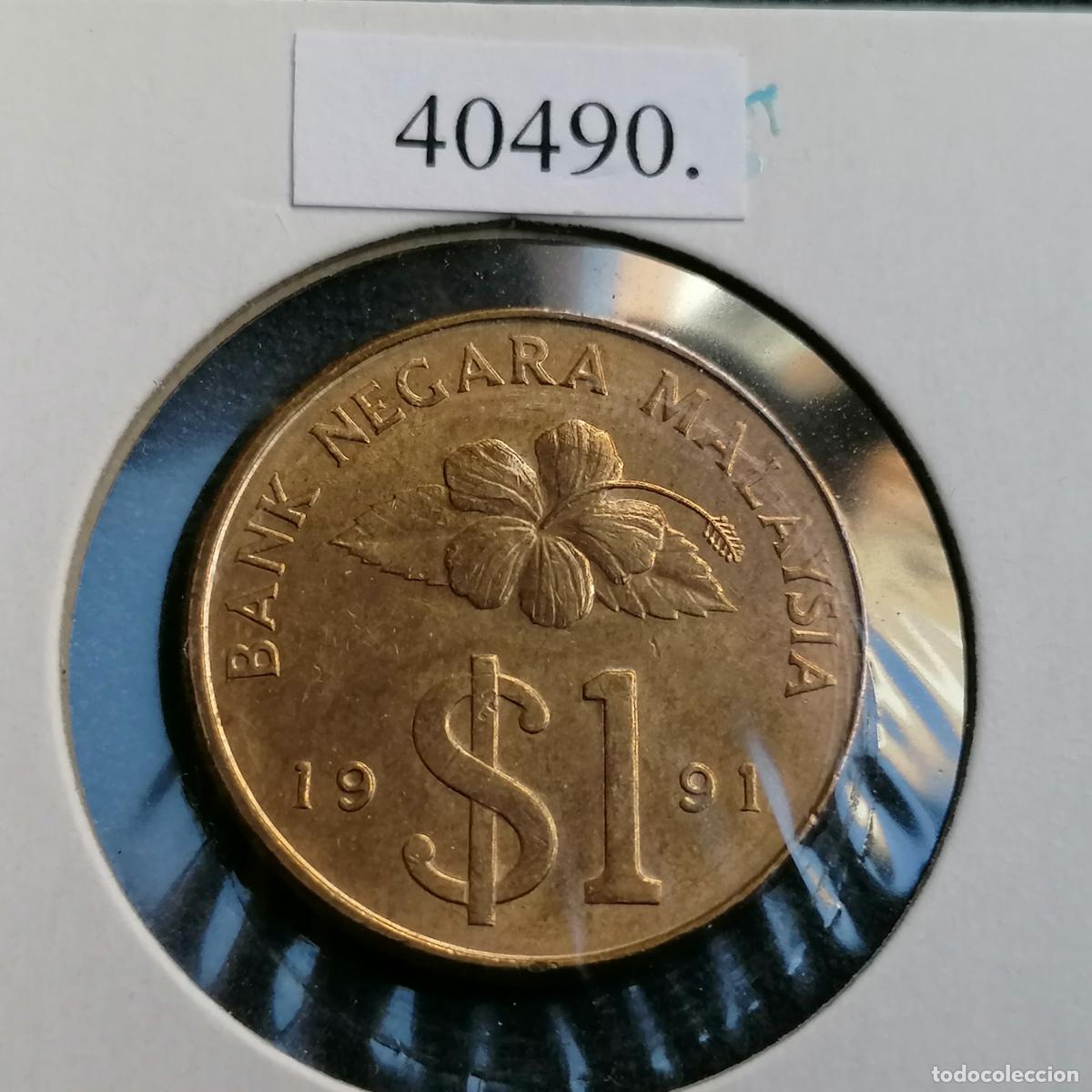 Monedas antiguas de Asia: Malasia 1 ringgit 1991, Malaysia - Foto 2