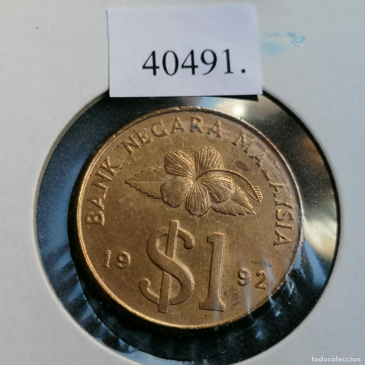 Monedas antiguas de Asia: Malasia 1 ringgit 1992, Malaysia - Foto 2