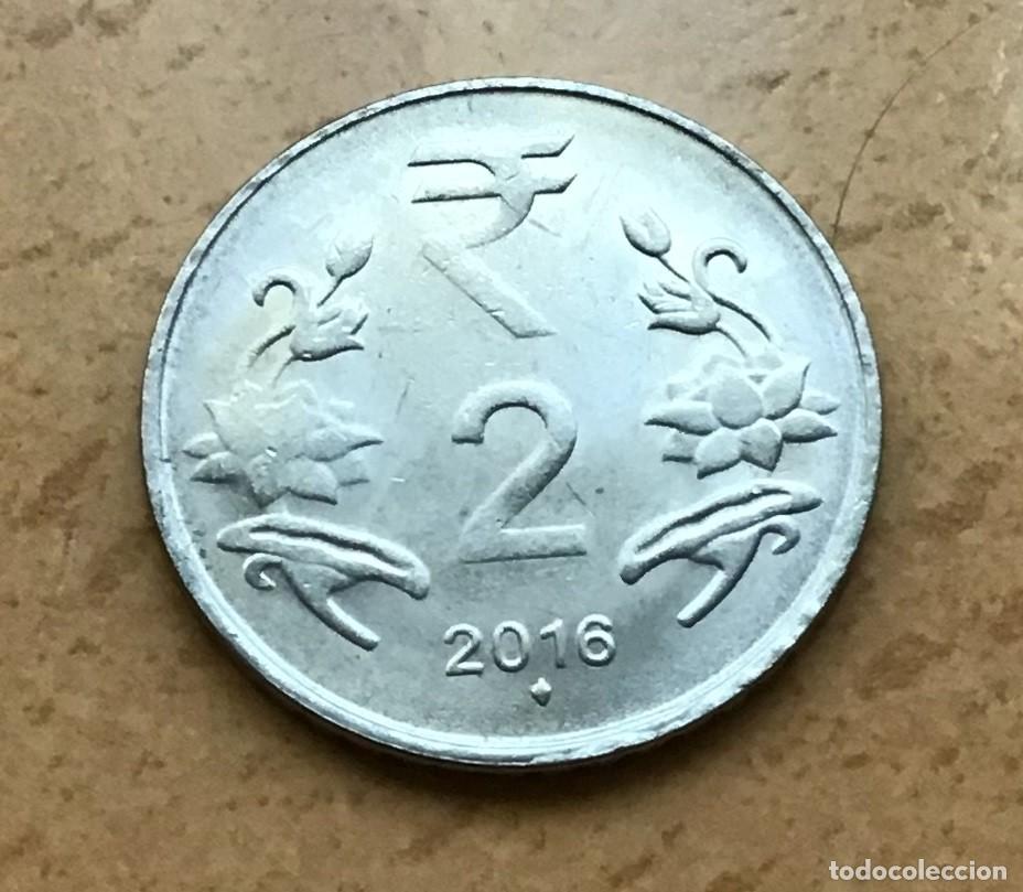 Monedas antiguas de Asia: 2 rupias de India. A&ntilde;o 2016 - Foto 1