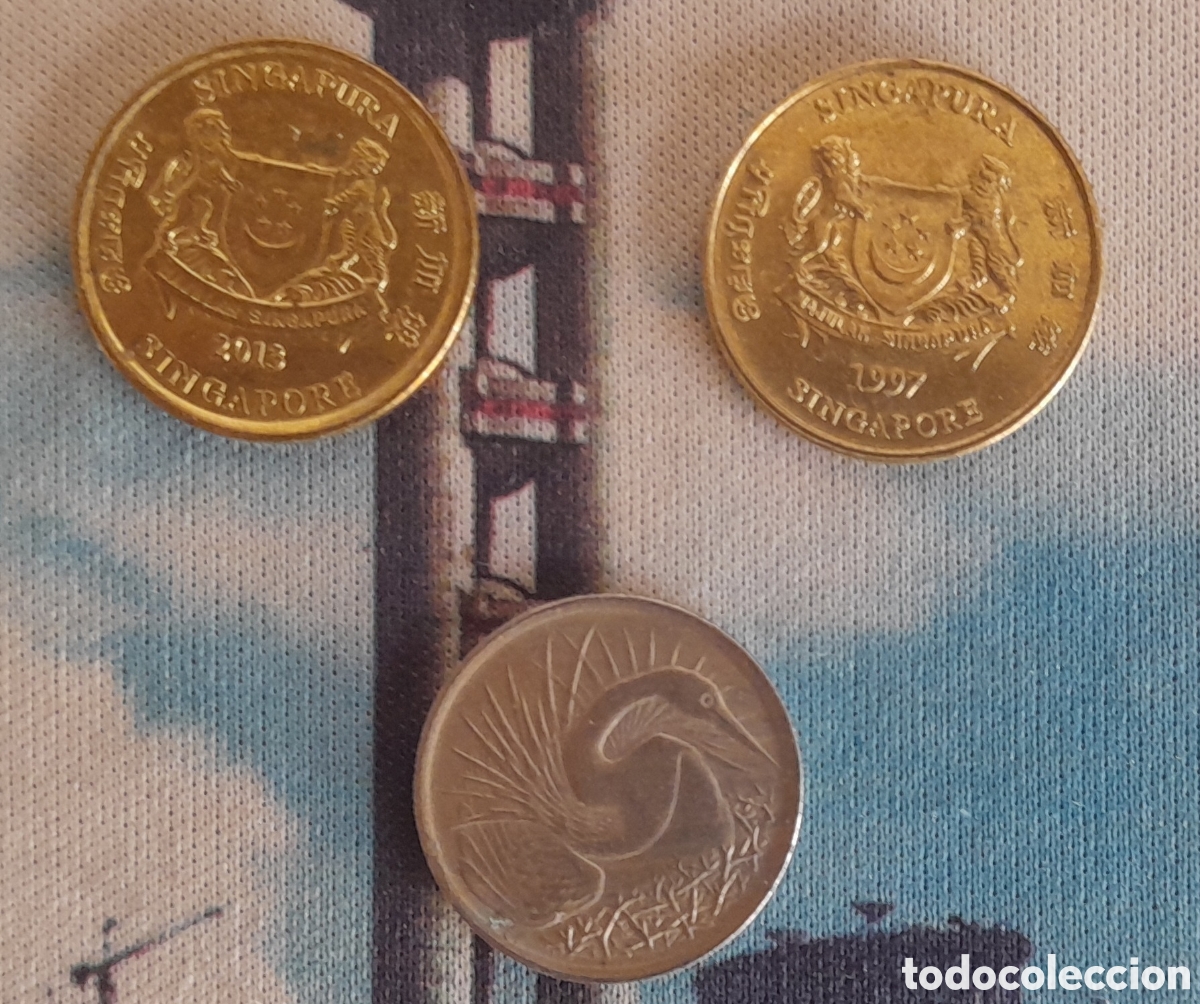 Monedas antiguas de Asia: MONEDAS DE SINGAPUR ASIA - Foto 4