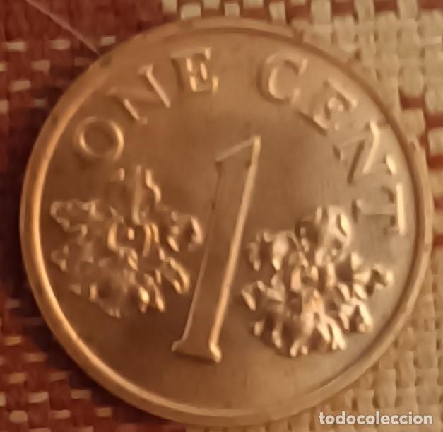 Monedas antiguas de Asia: Moneda de 1 centavo de 1994 - Singapur - Foto 1