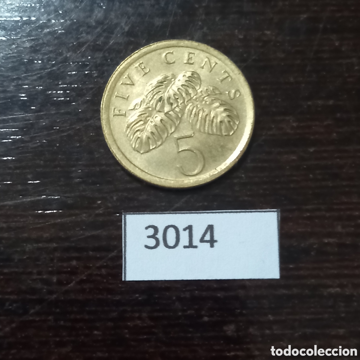 Monedas antiguas de Asia: Singapur 5 c&eacute;ntimos 1989 - Foto 2