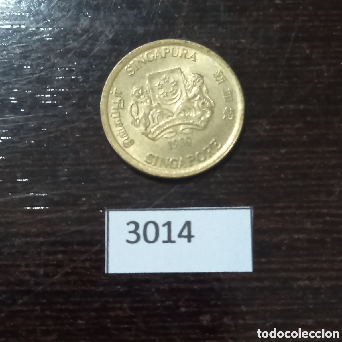 Monedas antiguas de Asia: Singapur 5 c&eacute;ntimos 1989 - Foto 1