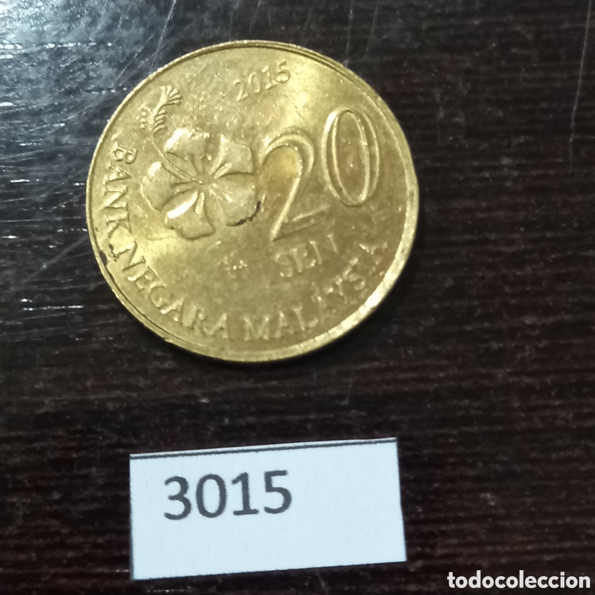 Monedas antiguas de Asia: Malasia 20 c&eacute;ntimos 2015 - Foto 2