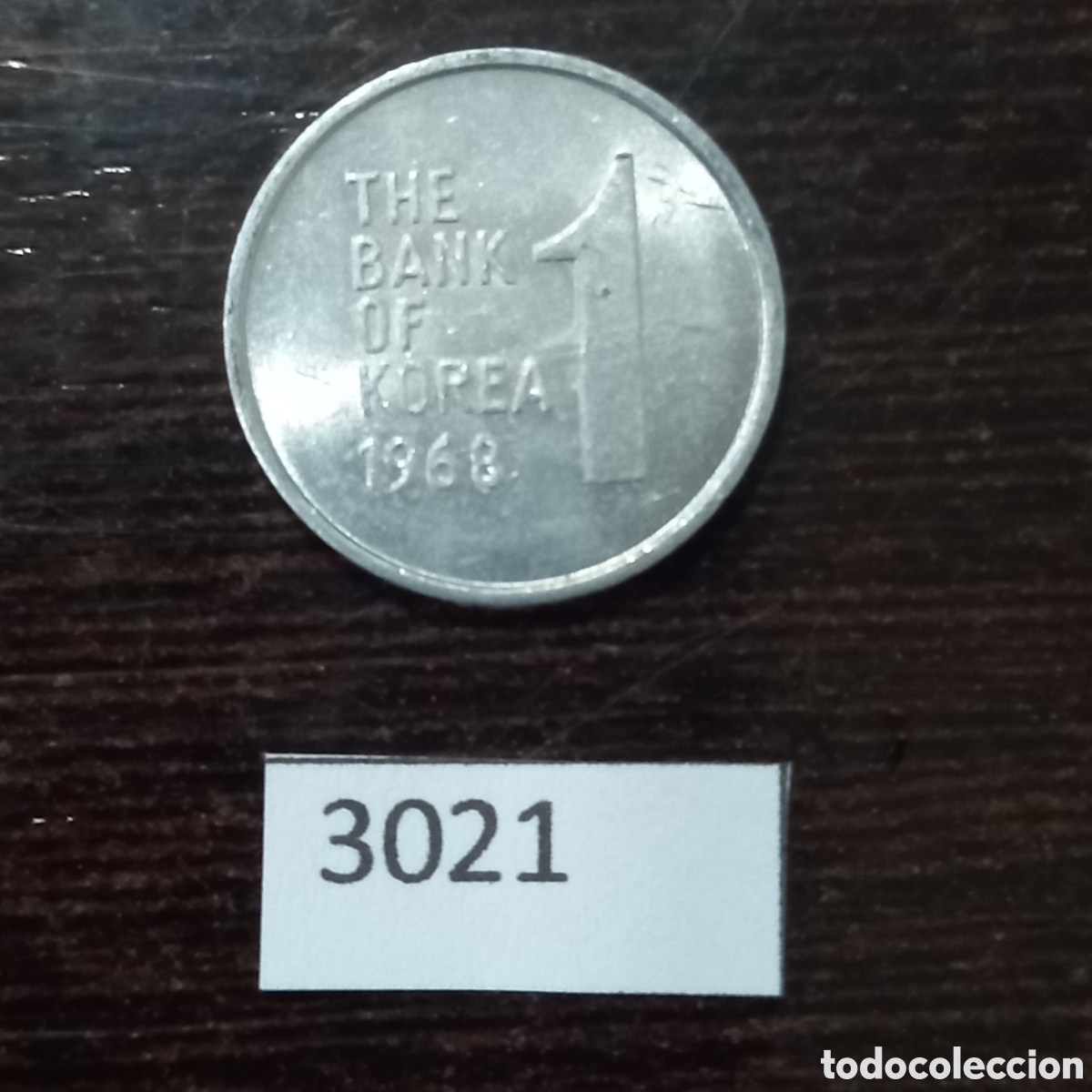 Monedas antiguas de Asia: Corea del Sur 1 won 1968 - Foto 2