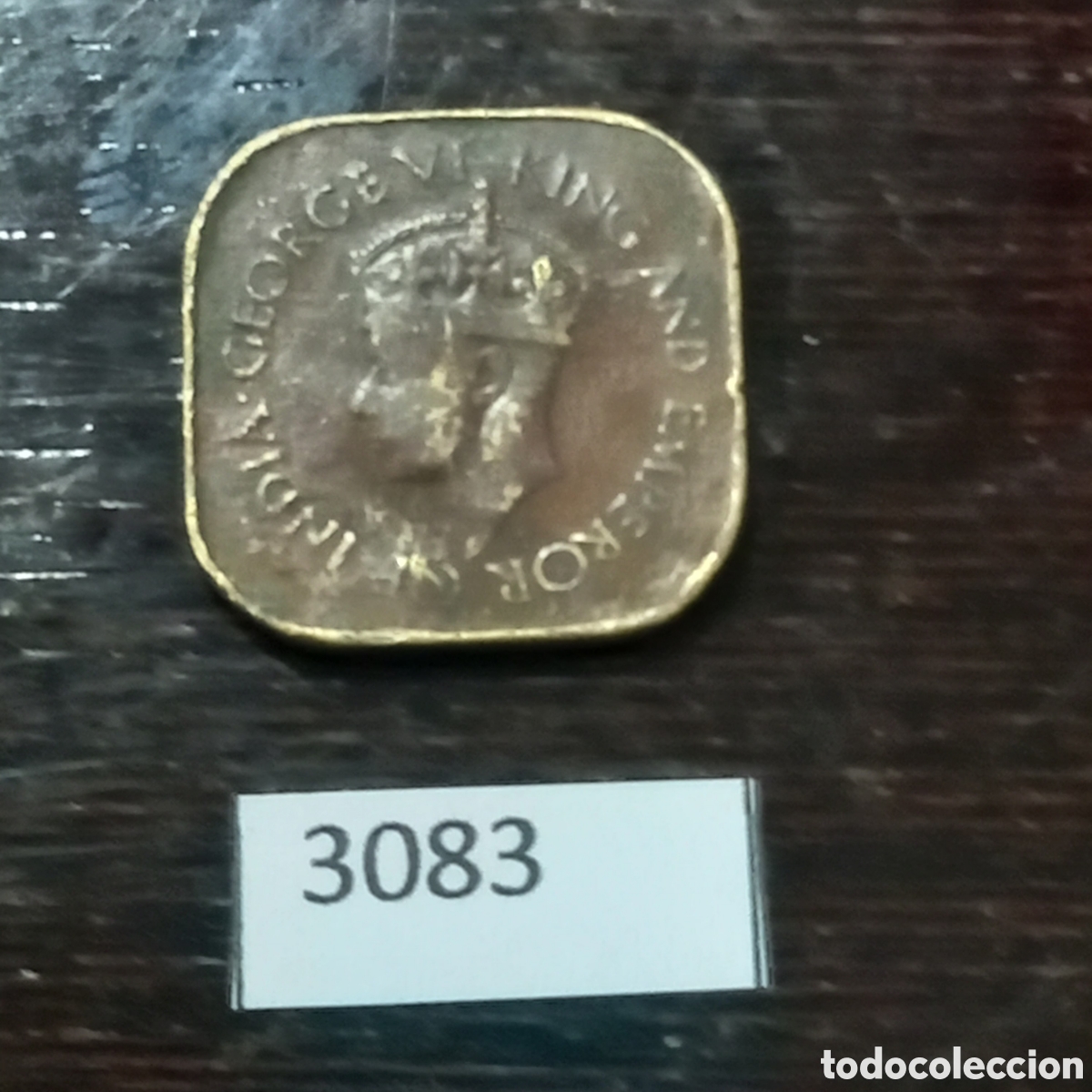 Monedas antiguas de Asia: Ceilan 5 centavos 1942 - Foto 1