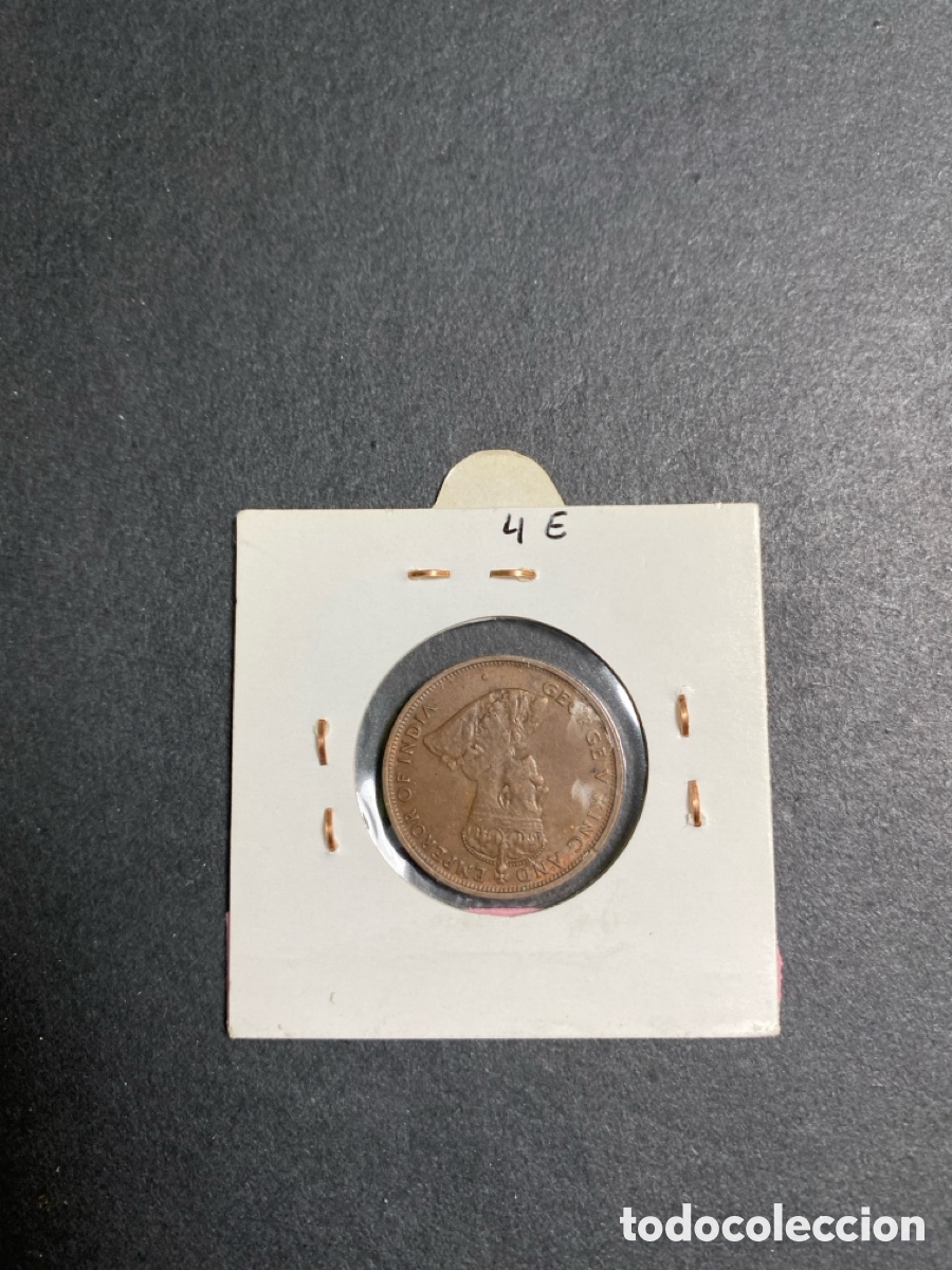 Monedas antiguas de Asia: Moneda de Ceylan 1 cent - Foto 2