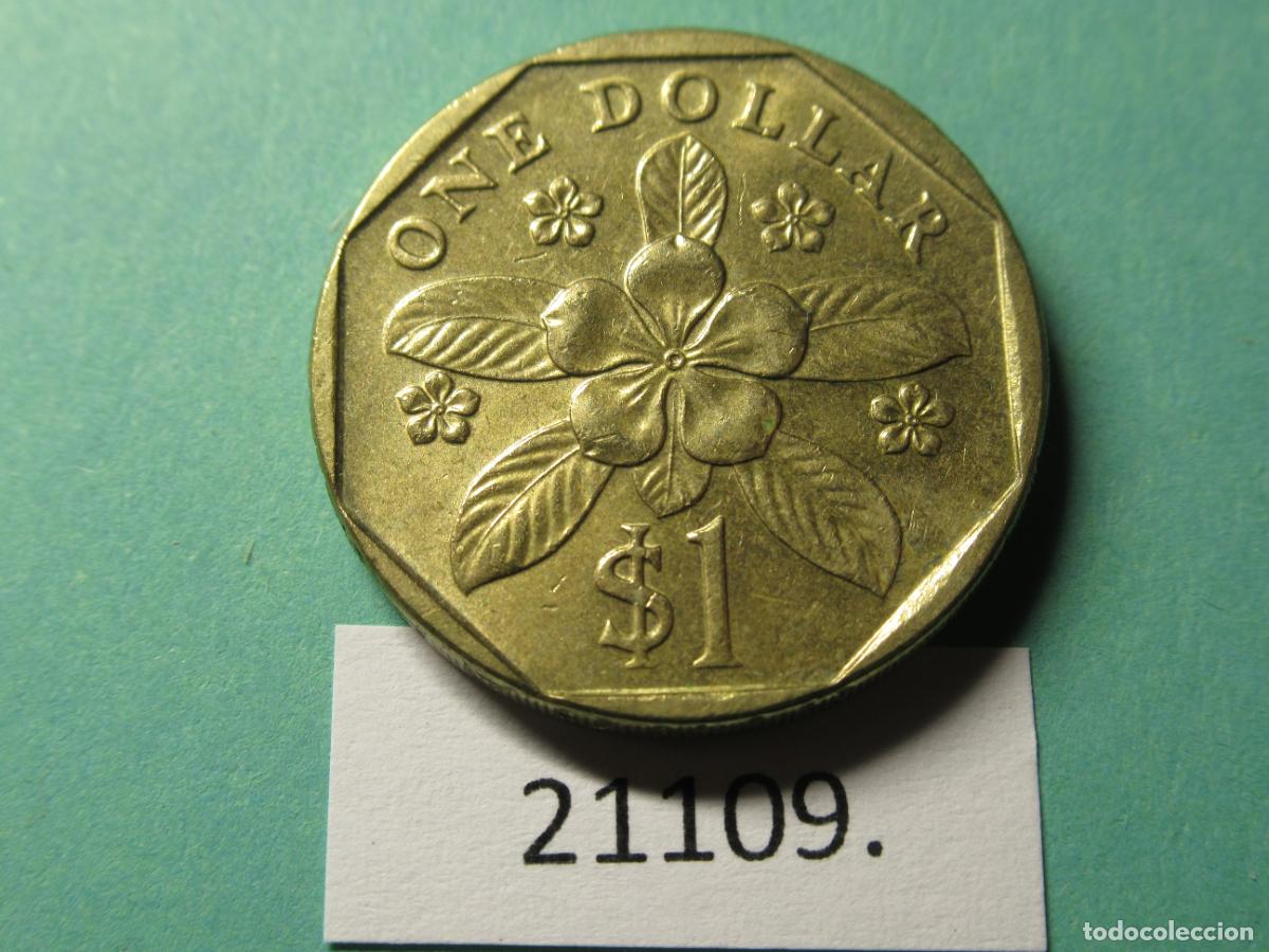 Monedas antiguas de Asia: Singapur 1 dolar 1995 - Foto 1