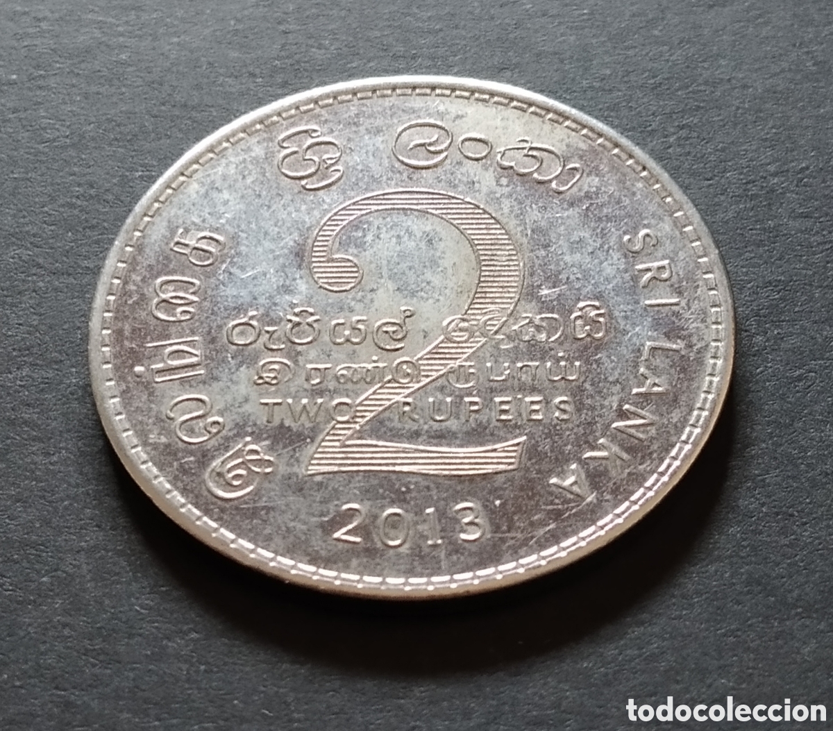 Monedas antiguas de Asia: MONEDA - SRI LANKA 2 RUPIAS 2013 - Foto 3