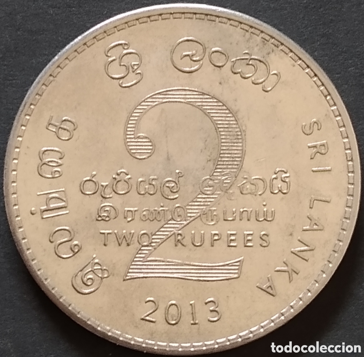 Monedas antiguas de Asia: MONEDA - SRI LANKA 2 RUPIAS 2013 - Foto 1