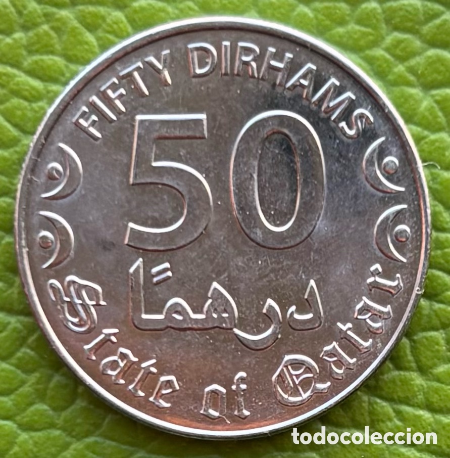 Monedas antiguas de Asia: QATAR. 50 DIRHAMS. 2016 - Foto 2