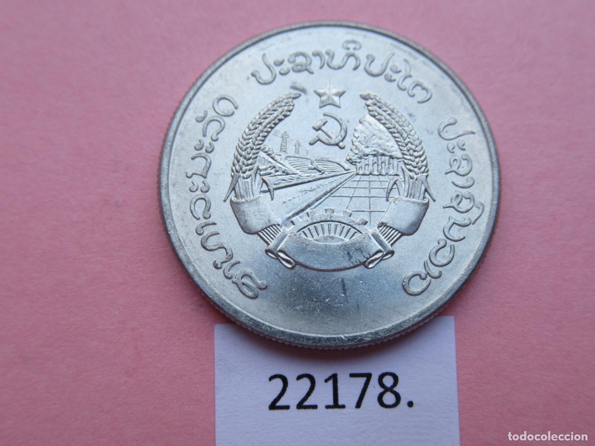 Monedas antiguas de Asia: Laos 50 Att, 1980 ,,, - Foto 2