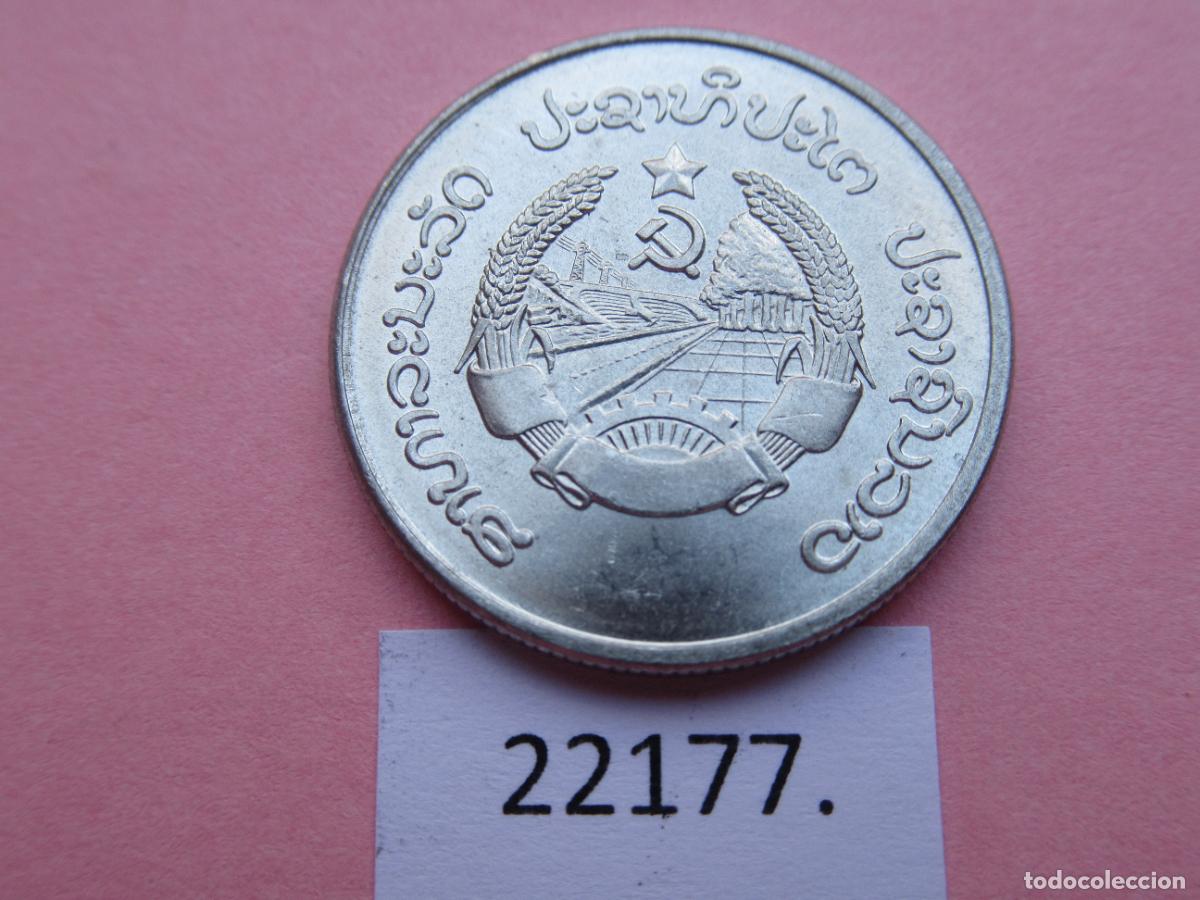 Monedas antiguas de Asia: Laos 20 Att, 1980 ,,, - Foto 2