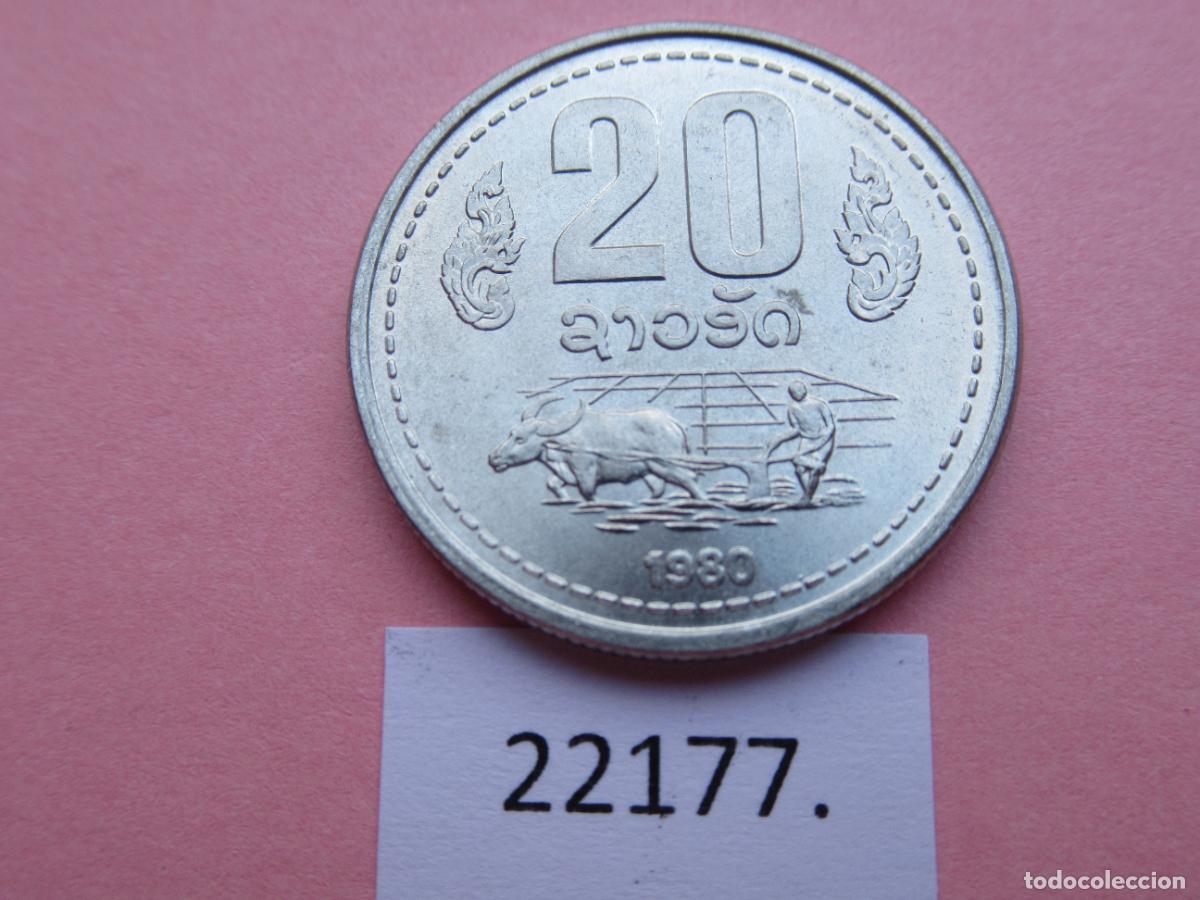 Monedas antiguas de Asia: Laos 20 Att, 1980 ,,, - Foto 1
