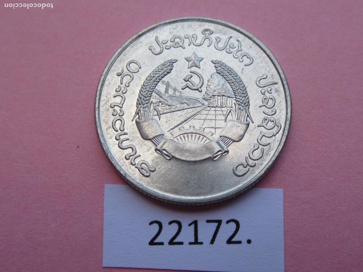 Monedas antiguas de Asia: Laos 10 Att, 1980 ,,, - Foto 2