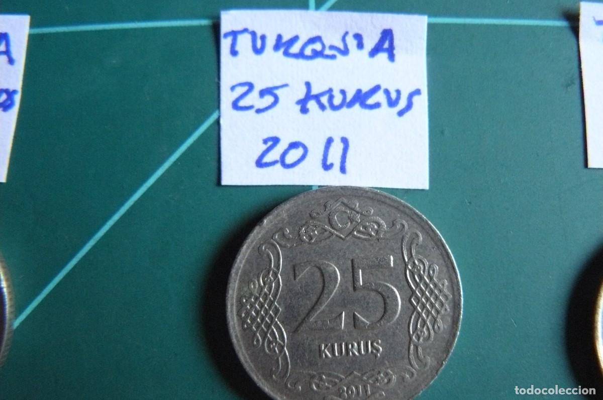 Monedas antiguas de Asia: Moneda de Turquia 25 Kurus 2011 - Foto 1