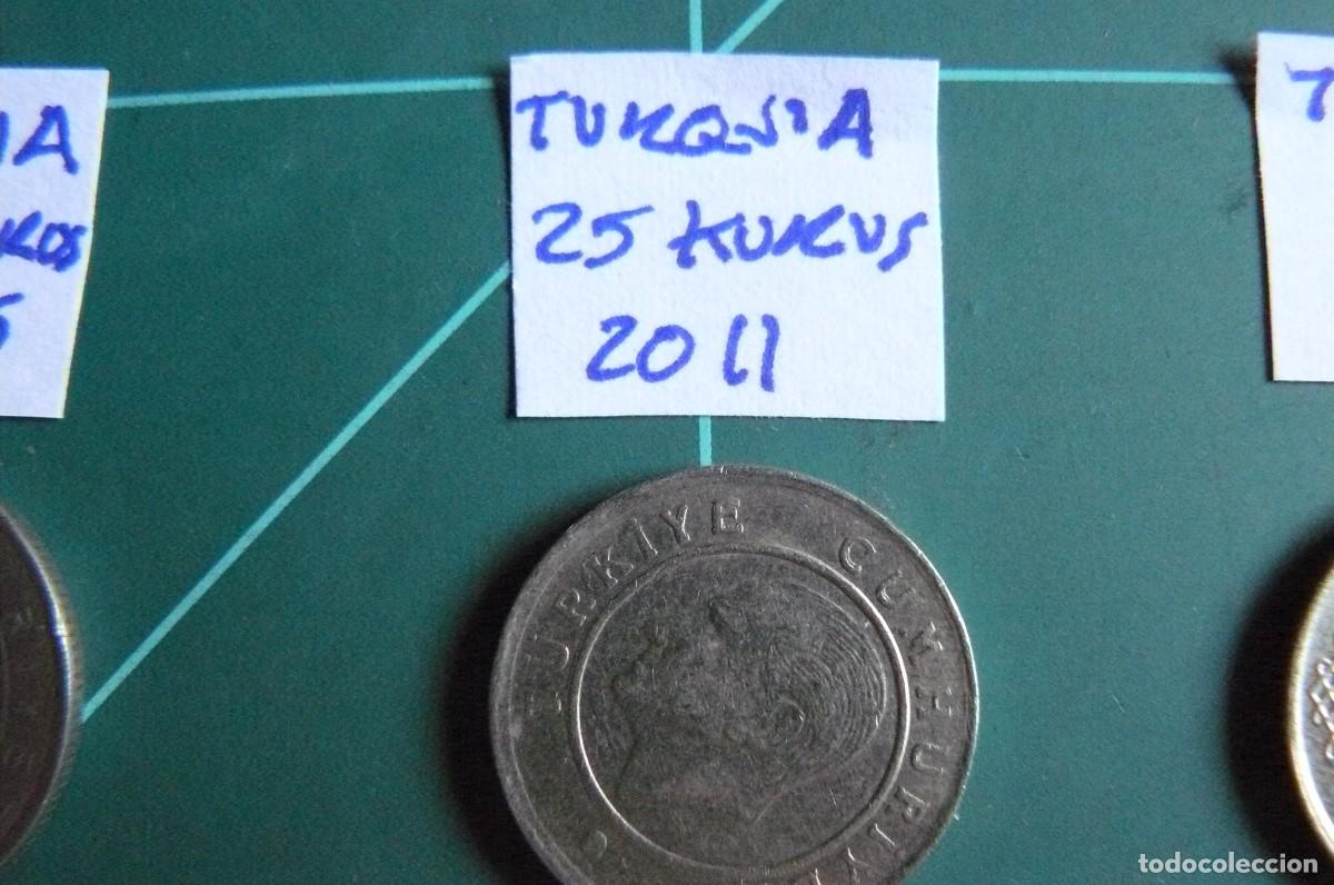 Monedas antiguas de Asia: Moneda de Turquia 25 Kurus 2011 - Foto 2