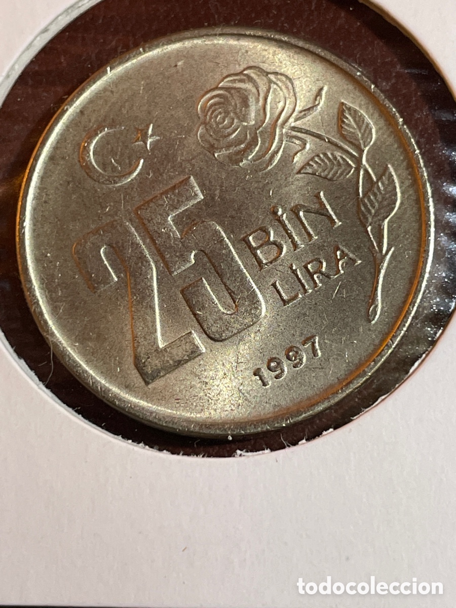 Monedas antiguas de Asia: Moneda Turqu&iacute;a a&ntilde;o 1997 - Foto 2