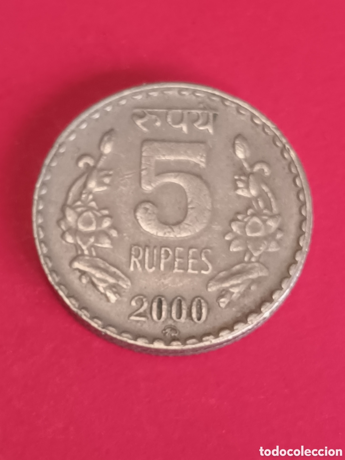Monedas antiguas de Asia: INDIA. 5 RUPIAS DEL 2000. - Foto 2