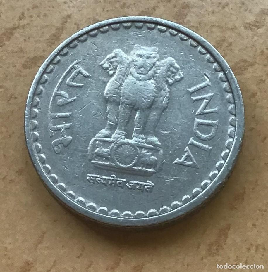 Monedas antiguas de Asia: 5 rupias de India. A&ntilde;o 2003 - Foto 2