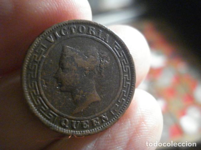 Monedas antiguas de Asia: CEYLAN - UN C&Eacute;NTIMO A&Ntilde;O 1870 - Foto 1