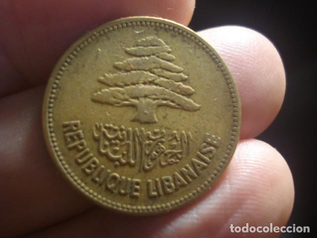 Monedas antiguas de Asia: L&Iacute;BANO - 25 PIASTRAS A&Ntilde;O 1952 - Foto 1