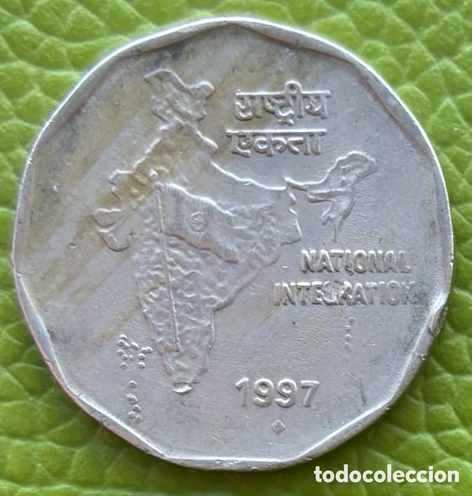 Monedas antiguas de Asia: INDIA. 2 RUPIAS. 1997. - Foto 1