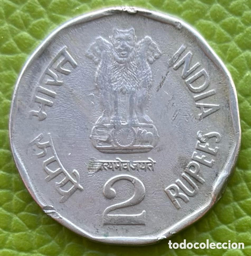 Monedas antiguas de Asia: INDIA. 2 RUPIAS. 1997. - Foto 2