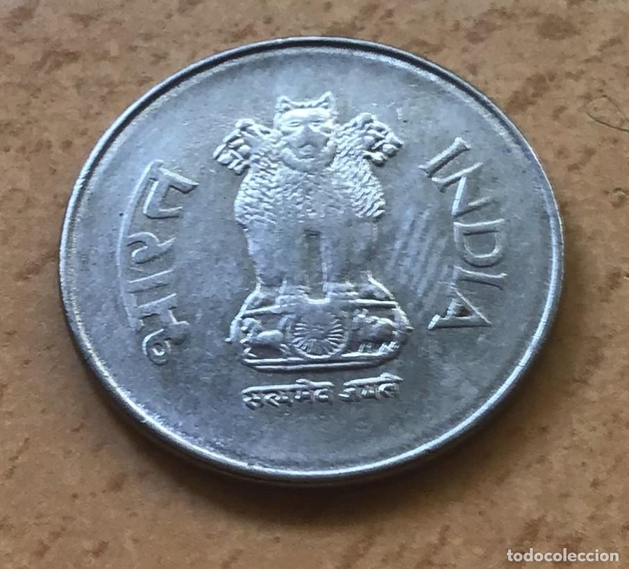 Monedas antiguas de Asia: 1 rupia de India. A&ntilde;o 2003 - Foto 2