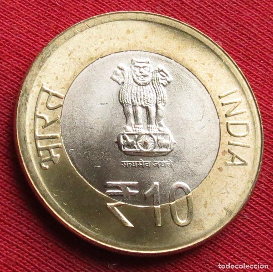 Monedas antiguas de Asia: India 10 rupees 2012 Mata Vaishno Devi unc - Foto 2