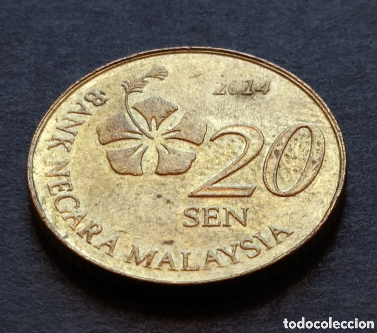 Monedas antiguas de Asia: MONEDA - MALASIA 20 SEN 2014 - Foto 3