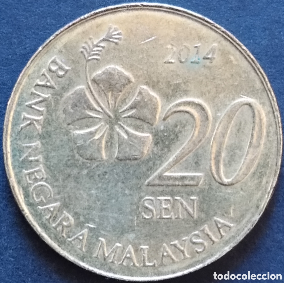 Monedas antiguas de Asia: MONEDA - MALASIA 20 SEN 2014 - Foto 1