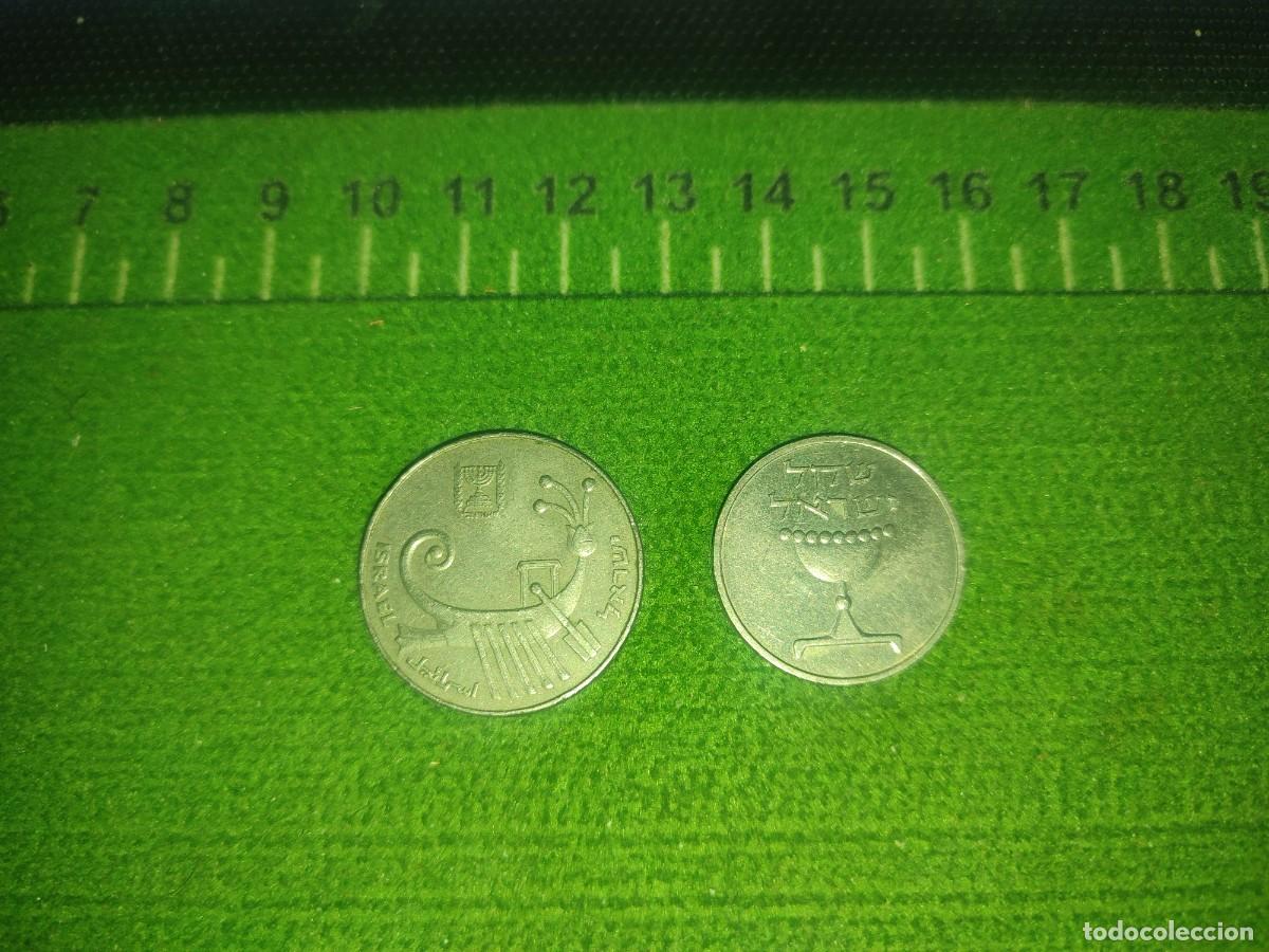 Monedas antiguas de Asia: LOTE DE MONEDAS DE ISRAEL - Foto 1