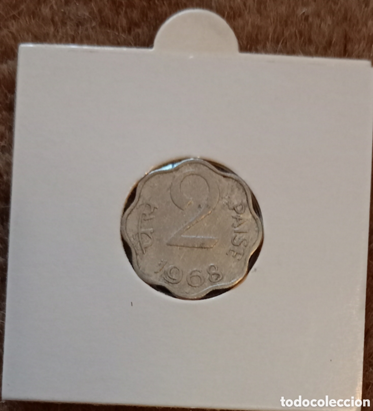 Monedas antiguas de Asia: India 1968 - Moneda de 2 paise - Foto 1