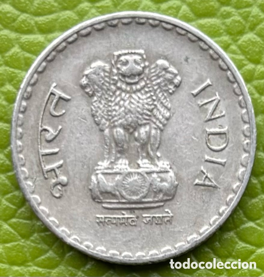Monedas antiguas de Asia: India . 5 RUPIAS. 2000. - Foto 1