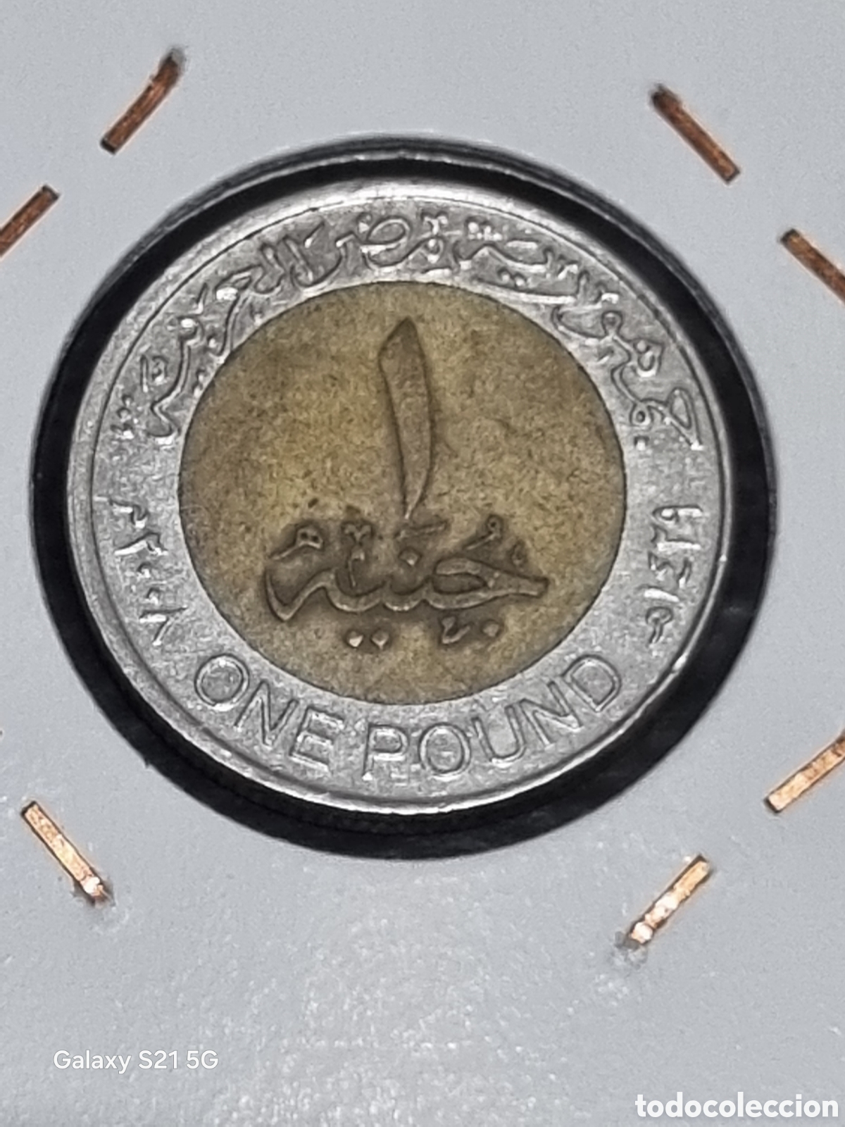 Monedas antiguas de Asia: MONEDA DE EGIPTO 1 LIBRA 2008 - Foto 1